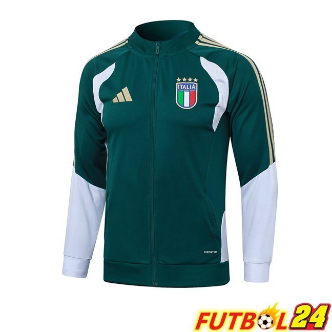 Chaquetas Futbol Italia Verde 2026/2027