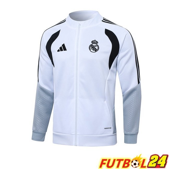 Chaquetas Futbol Real Madrid Blanco 2026/2027