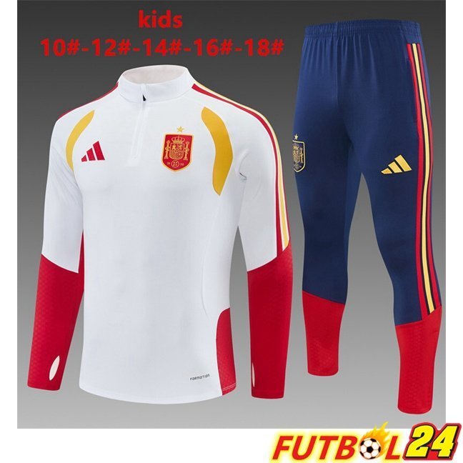 Chandal Equipos De Futbol España Ninos Blanco 2026/2027