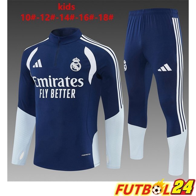 Chandal Equipos De Futbol Real Madrid Ninos Azul Real 2026/2027