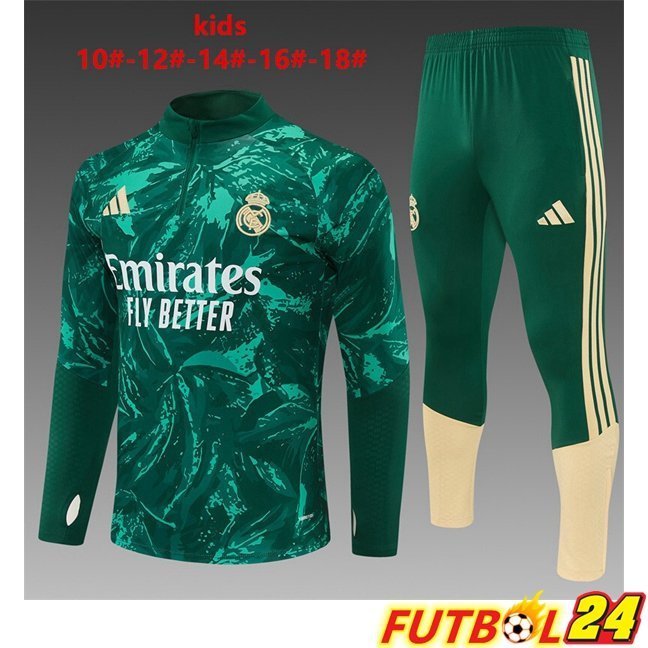Chandal Equipos De Futbol Real Madrid Ninos Verde 2026/2027