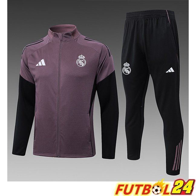 Chandal Equipos De Futbol - Chaqueta Real Madrid Ninos Púrpura 2026/2027