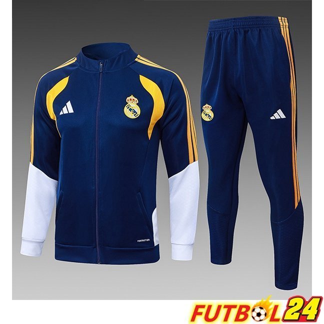 Chandal Equipos De Futbol - Chaqueta Real Madrid Ninos Azul Real 2026/2027
