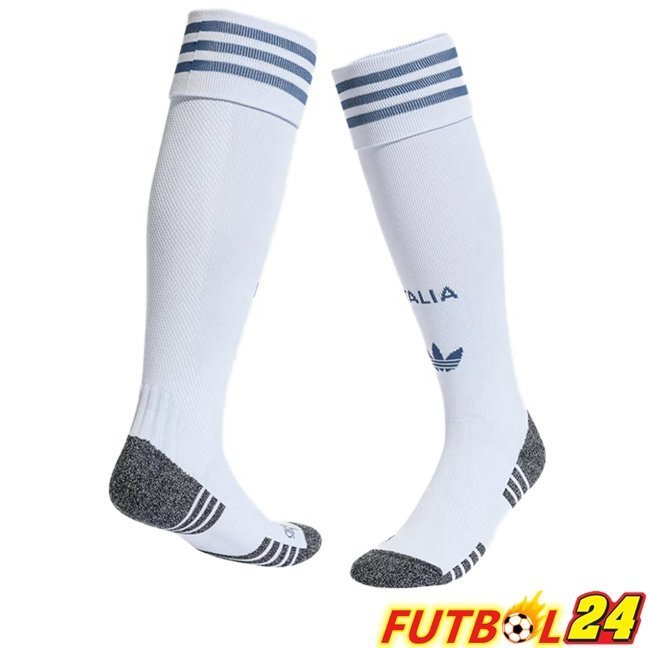 Calcetines De Futbol Italia Segunda Blanco 2026/2027