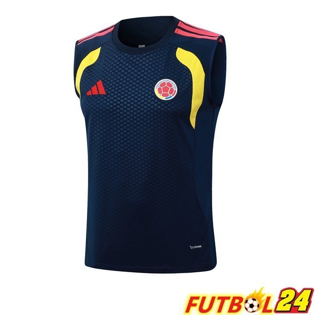 Chalecos De Futbol Colombia Azul Real 2026/2027