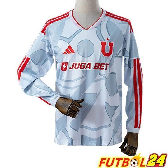 Camisetas De Futbol Universidad de Chile Manga Larga Edición Especial Blanco 2026/2027