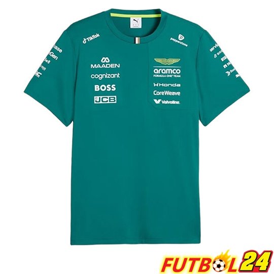 T-Shirt F1 Aston Martin Team Verde 2026