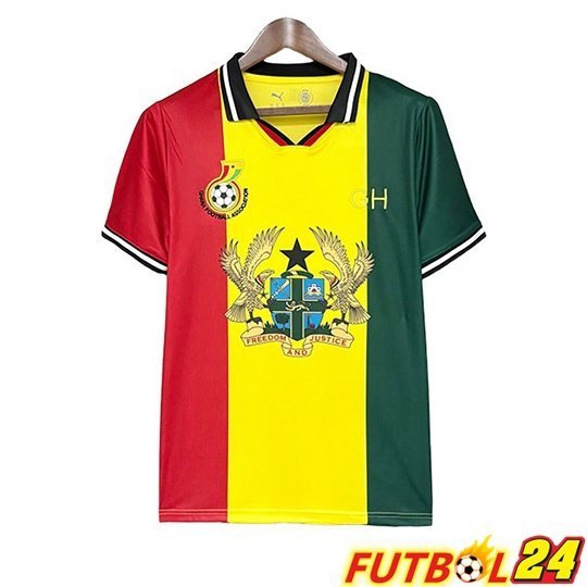 Camiseta Nacional Ghana Edición Especial Amarillo/Verde/Rojo 2026/2027