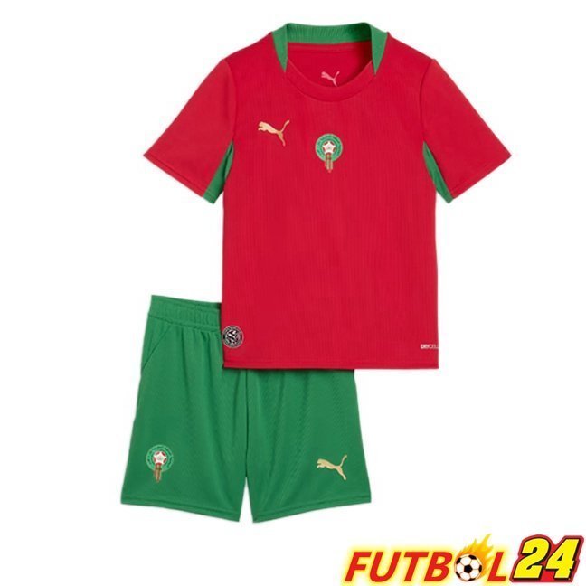 Camisetas De Futbol Marruecos Ninos Primera Rojo 2026/2027