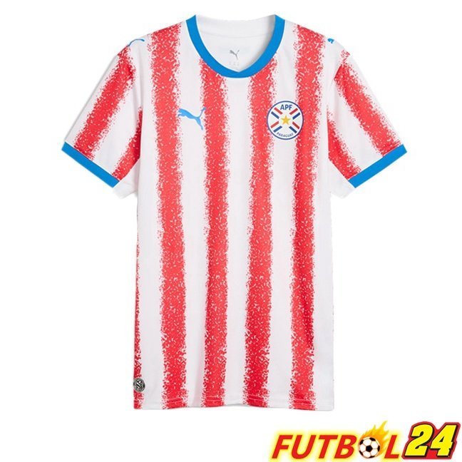 Camisetas De Futbol Paraguay Primera Blanco Rojo 2026/2027