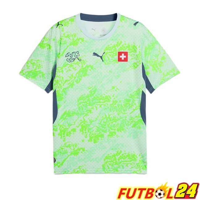 Camisetas De Futbol Suiza Segunda Verde 2026/2027