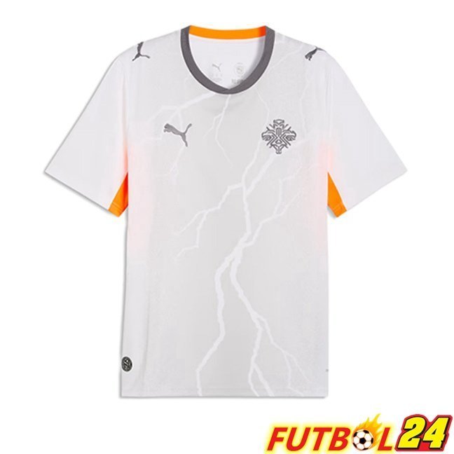 Camisetas De Futbol Islandia Segunda Blanco 2026/2027