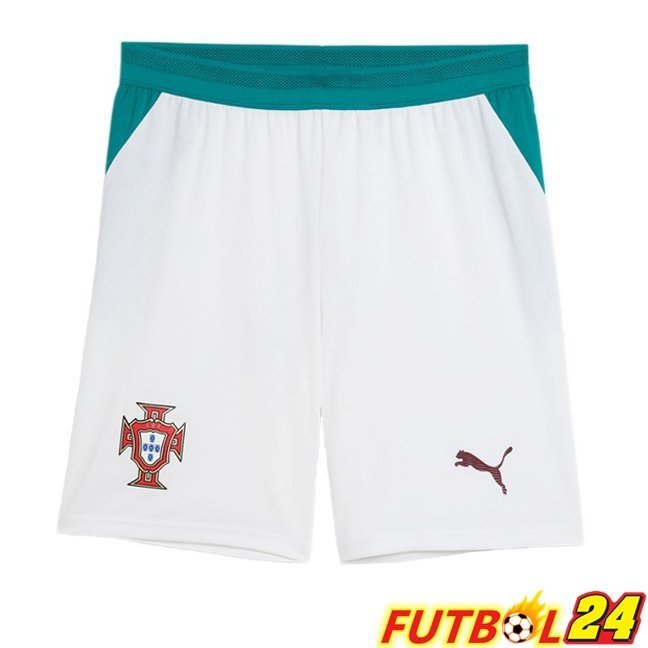 Cortos de Futbol Portugal Segunda Blanco 2026/2027