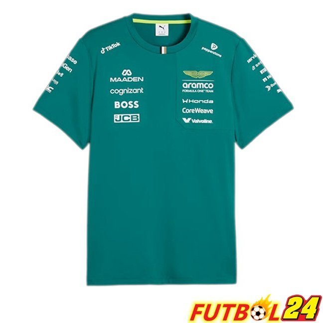 Camiseta Formule 1 Aston Martin Verde 2025/2026