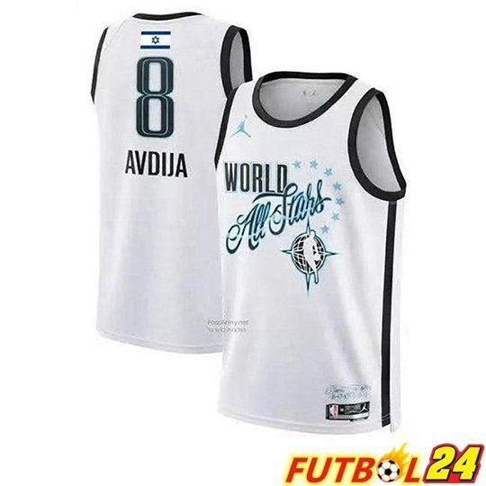 Camiseta American All-Star (AVDIJA #8) Blanco/Negro 2026/2027