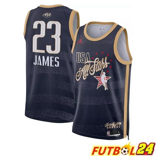 Camiseta American All-Star (JAMES #23) Negro/Amarillo 2026/2027