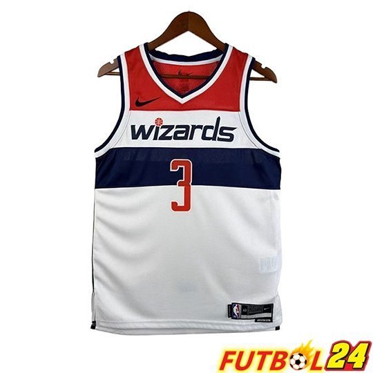 Camiseta Washington Wizards (YONG #3) Blanco/Rojo/Azul 2026/2027