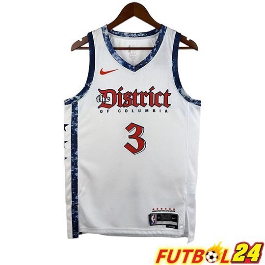Camiseta Washington Wizards (YONG #3) Blanco/Azul 2026/2027