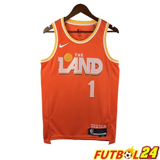 Camiseta Cleveland Cavaliers (HARDEN #1) Naranja 2026/2027