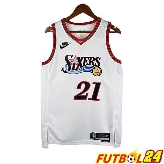 Camiseta Philadelphia 76ers (EMBIID #21) Blanco 2026/2027