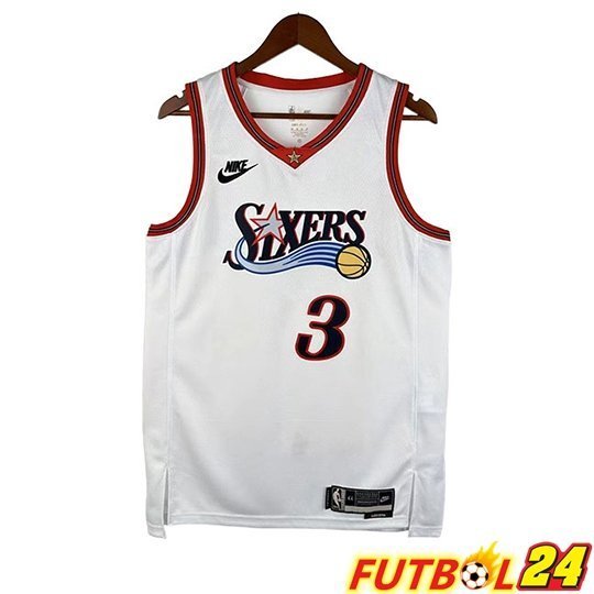 Camiseta Philadelphia 76ers (IVERSON #3) Blanco 2026/2027