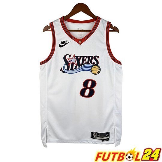 Camiseta Philadelphia 76ers (GEORGE #8) Blanco 2026/2027