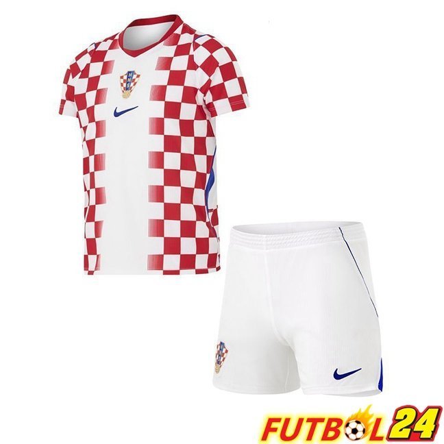 Camisetas De Futbol Croacia Ninos Primera Blanco Rojo 2026/2027