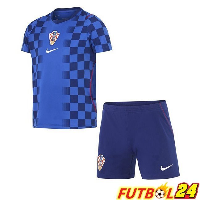 Camisetas De Futbol Croacia Ninos Segunda Azul 2026/2027