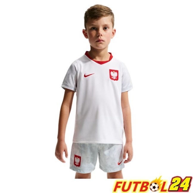 Camisetas De Futbol Polonia Ninos Primera Blanco 2026/2027