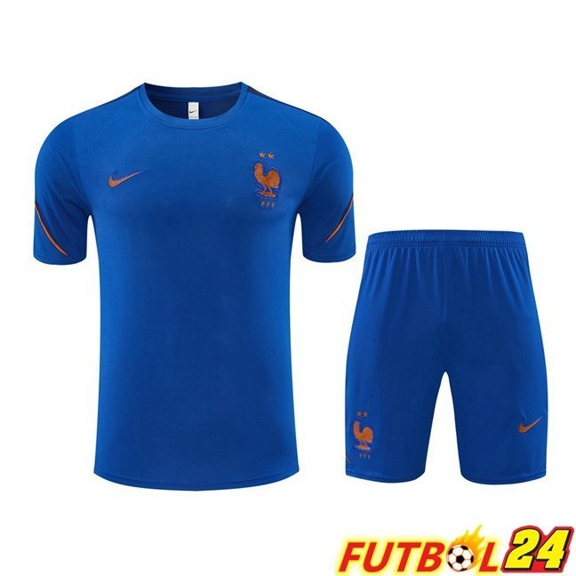 Camiseta Entrenamiento Francia + Cortos Azul 2026/2027