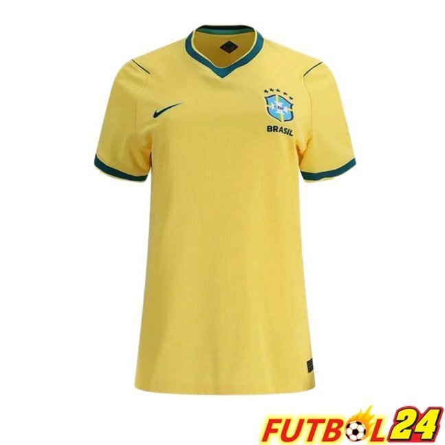 Camisetas De Futbol Brasil Mujer Primera Amarillo 2026/2027