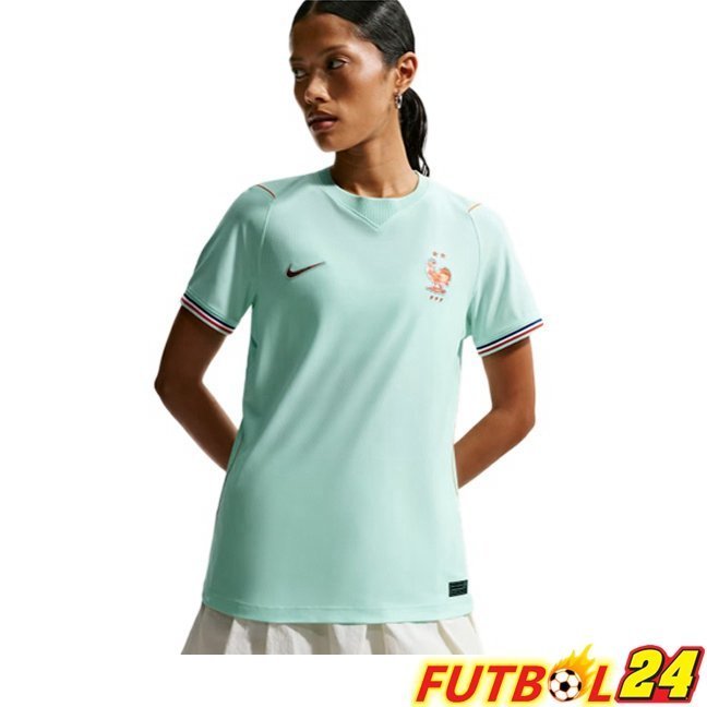Camisetas De Futbol Francia Mujer Segunda Verde 2026/2027