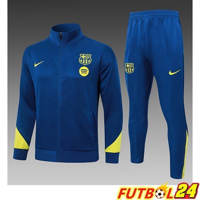 Chandal Equipos De Futbol - Chaqueta FC Barcelona Ninos Azul Real 2026/2027