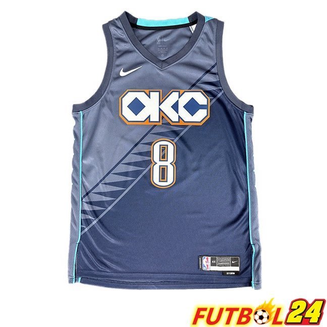 Camiseta NBA Oklahoma City Thunder (Jalen Williams 8) Azul Real 2025/2026