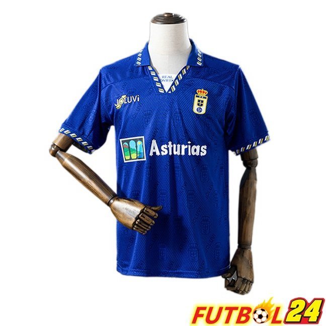Camisetas De Futbol Real Oviedo Retro Primera Azul 1996-1997