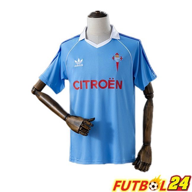 Camisetas De Futbol Celta Vigo Retro Primera Azul 1984-1985