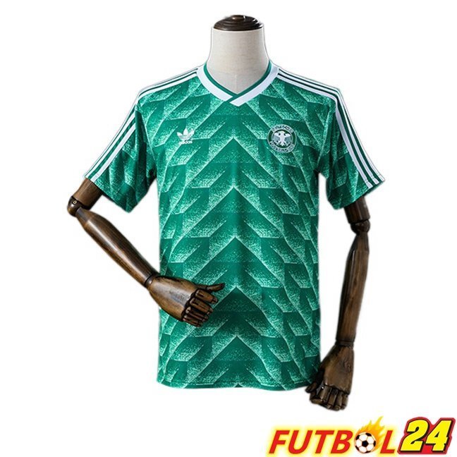 Camisetas De Futbol Alemania Retro Segunda Verde 1990