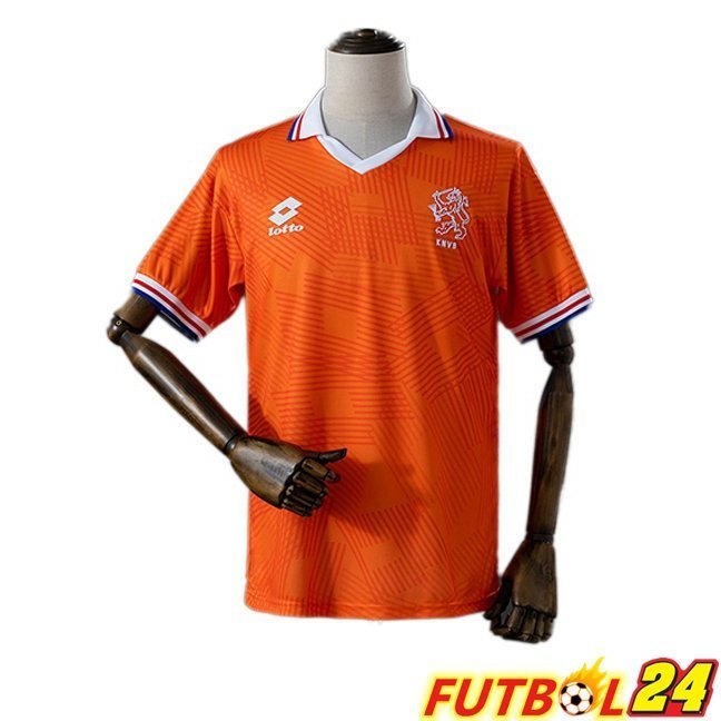 Camisetas De Futbol Países Bajos Retro Primera Naranja 1992