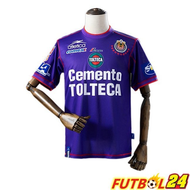 Camisetas De Futbol CD Guadalajara Retro Tercera Púrpura 2002-2003