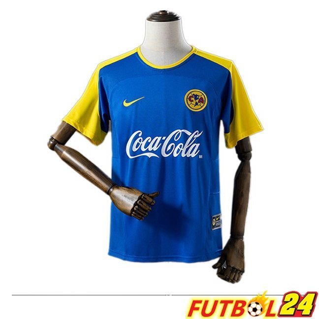 Camisetas De Futbol Club America Retro Segunda Azul 2003-2004