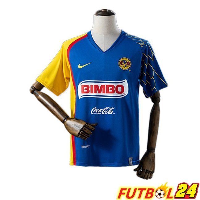 Camisetas De Futbol Club America Retro Segunda Azul 2007-2008