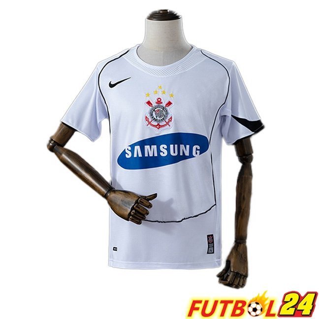 Camisetas De Futbol Corinthians Retro Primera Blanco 2005