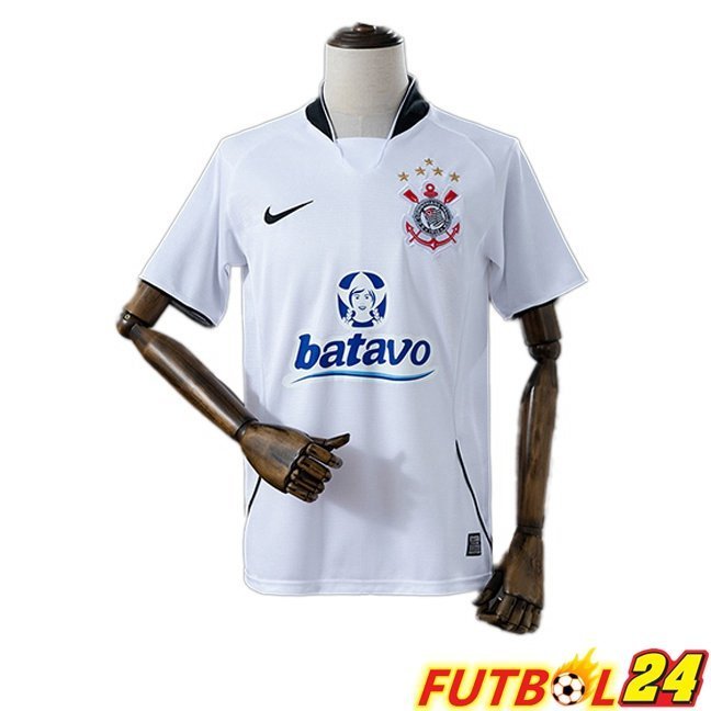 Camisetas De Futbol Corinthians Retro Primera Blanco 2009