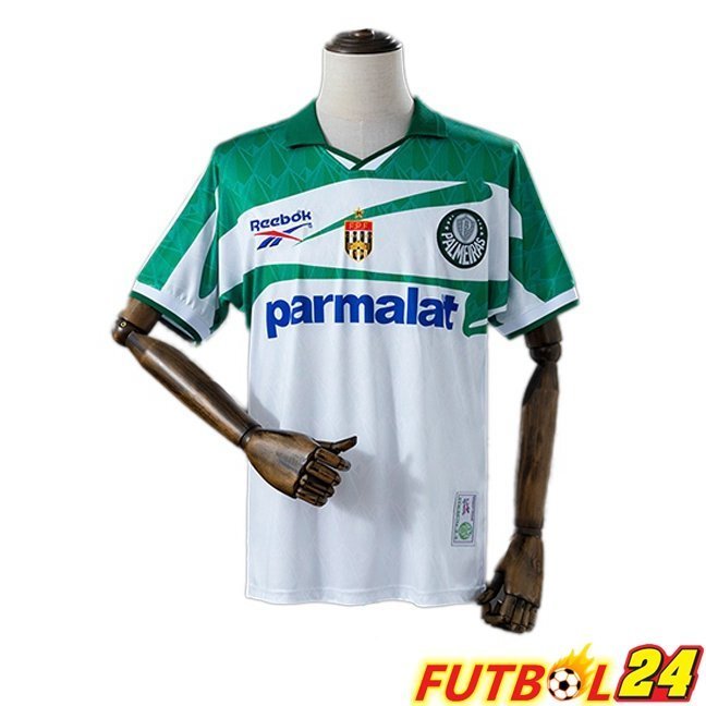 Camisetas De Futbol Palmeiras Retro Segunda Edición Especial Blanco 1996