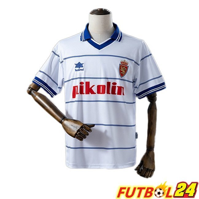 Camisetas De Futbol Real Zaragoza Retro Primera Blanco 1999-2000