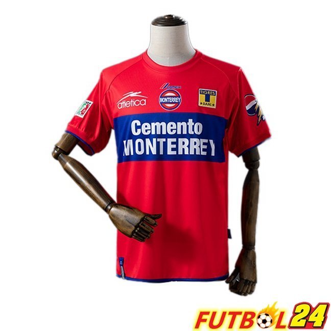 Camisetas De Futbol Tigres UANL Retro Tercera Rojo 2002-2003