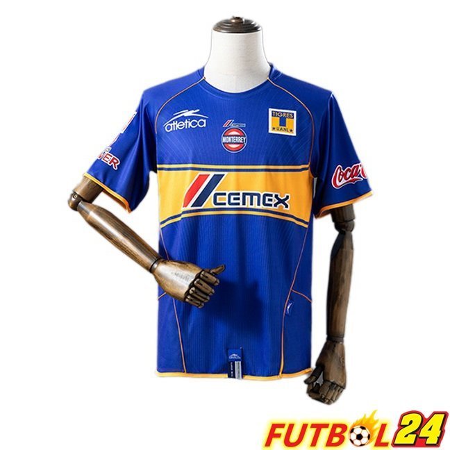 Camisetas De Futbol Tigres UANL Retro Segunda Azul 2005-2006
