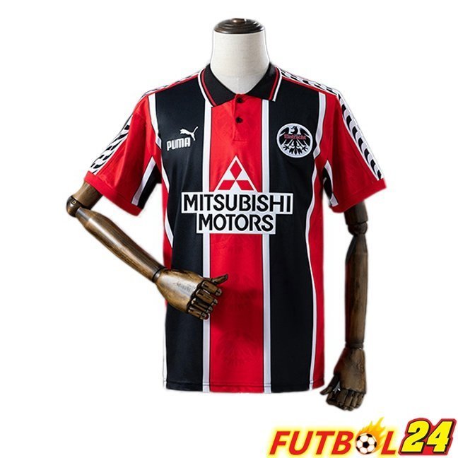 Camisetas De Futbol Eintracht Frankfurt Retro Primera Rojo Negro 1996-1997