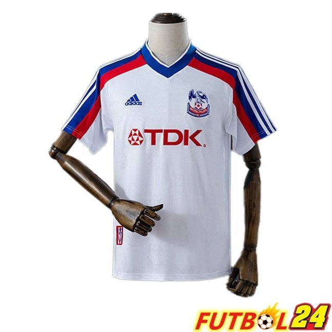 Camisetas De Futbol Crystal Palace Retro Segunda Blanco 1998-1999