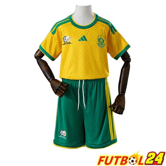 Camisetas De Futbol Sudáfrica Ninos Primera Copa Del Mundo 2026